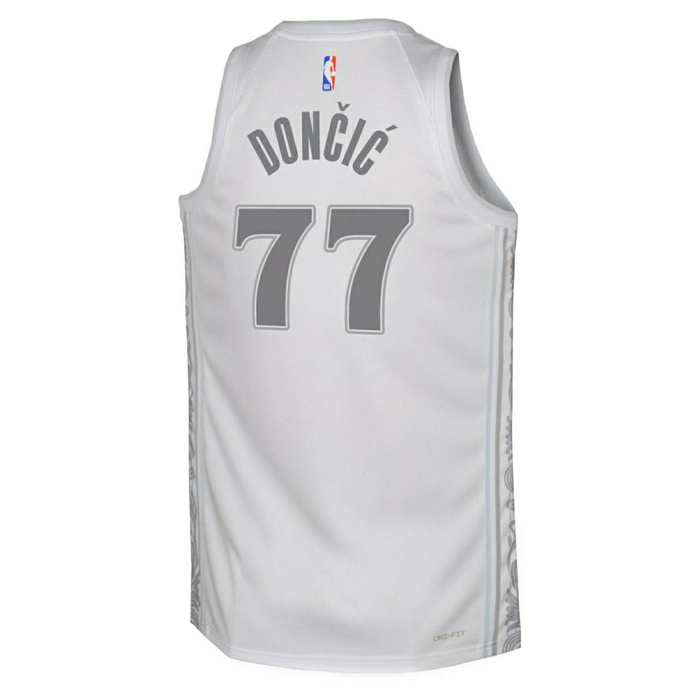 Luka Doncic #77 Dallas Mavericks 2024-25 City Edition Nike Swingman NBA Jersey (YOUTH) - Taass Online
