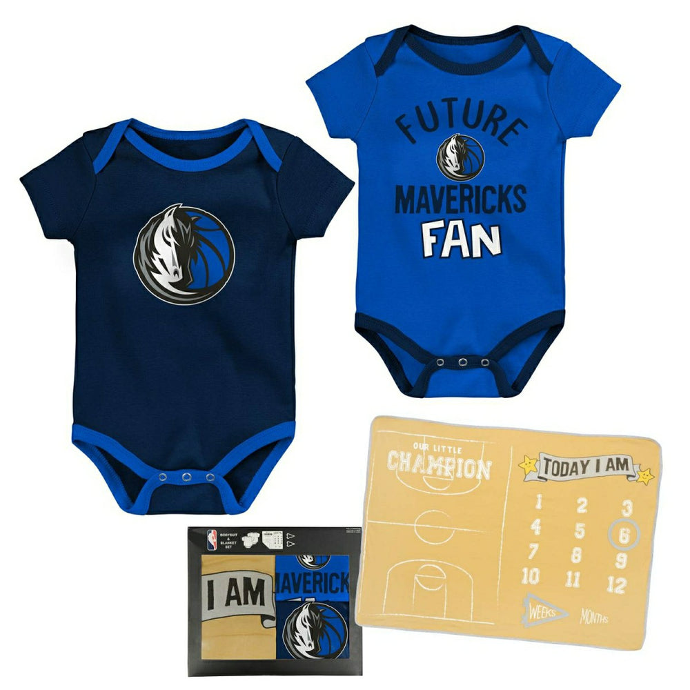 Dallas Mavericks NBA Draft Pick Baby Body & Blanket Set - Taass outlet