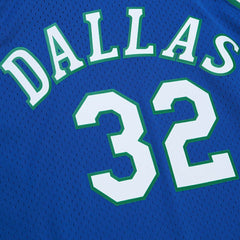 Jamal Mashburn #32 Dallas Mavericks 1993-94 Mitchell & Ness Swingman NBA Jersey Blue - Taass for sale