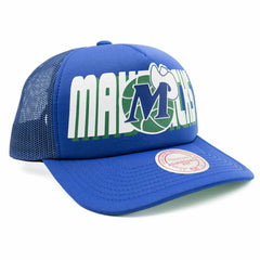 Dallas Mavericks NBA Billboard Mitchell & Ness Trucker Cap - Taass Online