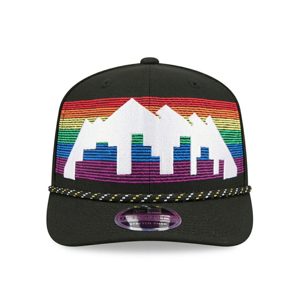 Denver Nuggets 2025-26 NBA City Edition 9SEVENTY Stretch-Snap Cap - Taass outlet