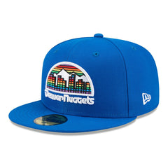 Denver Nuggets 1981-1992 Hardwood Classics 59FIFTY Fitted Cap Blue - Taass discount