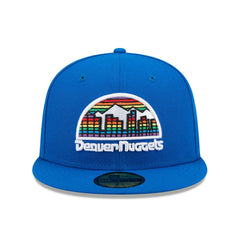 Denver Nuggets 1981-1992 Hardwood Classics 59FIFTY Fitted Cap Blue - Taass discount
