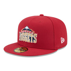 Denver Nuggets 1993-2002 Hardwood Classics 59FIFTY Fitted Cap Red - Taass US
