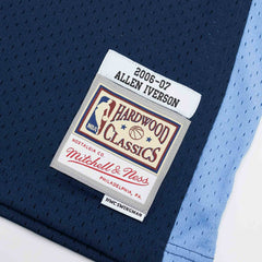 Allen Iverson #3 Denver Nuggets 2006-07 Mitchell & Ness Swingman NBA Jersey Navy - Taass on sale