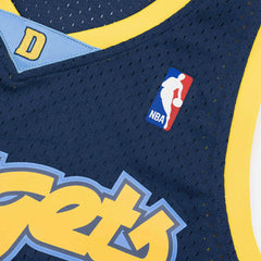 Allen Iverson #3 Denver Nuggets 2006-07 Mitchell & Ness Swingman NBA Jersey Navy - Taass on sale