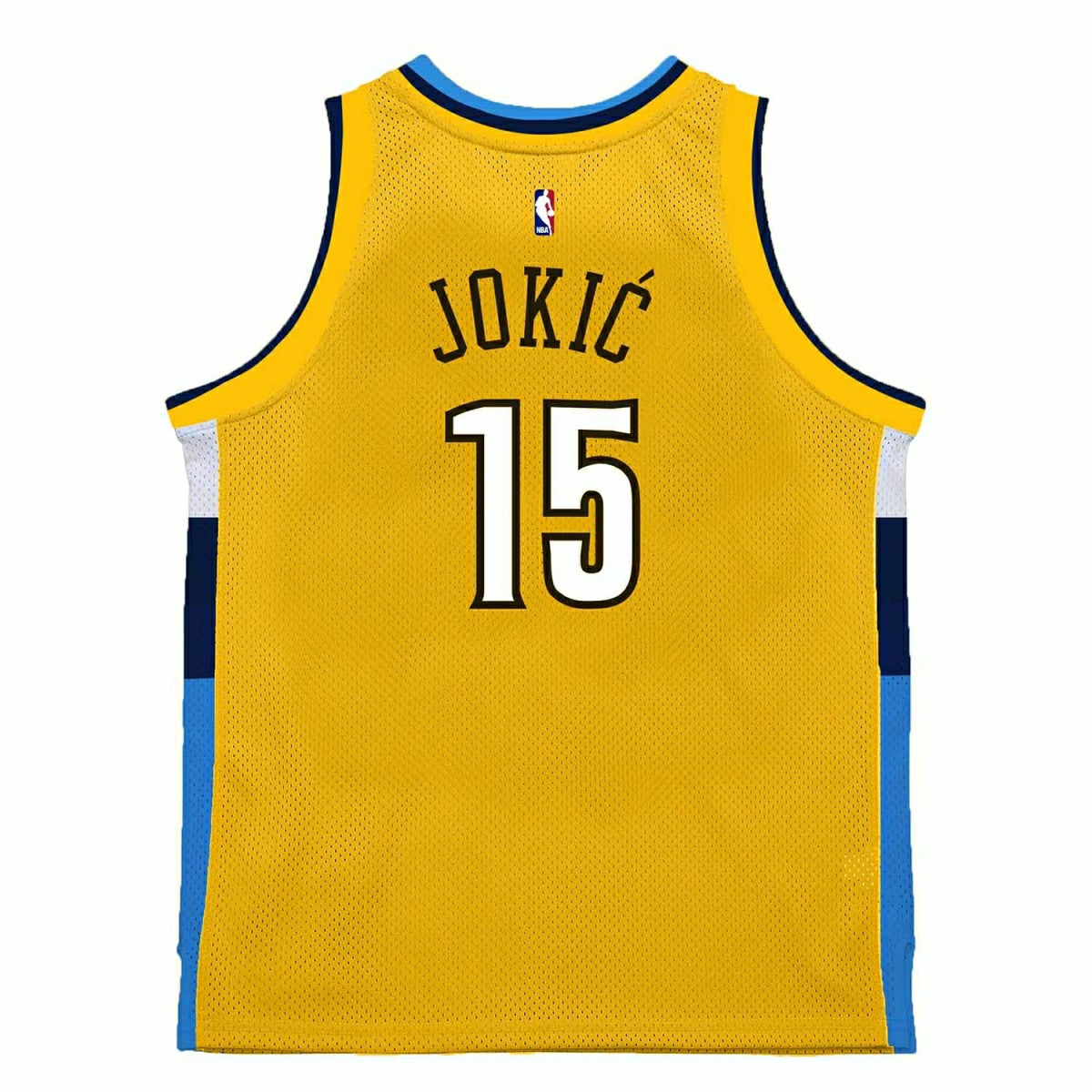 Nikola Jokić #15 Denver Nuggets 2017 Swingman NBA Jersey Yellow - Taass sale
