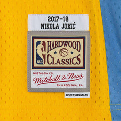 Nikola Jokić #15 Denver Nuggets 2017 Swingman NBA Jersey Yellow - Taass sale