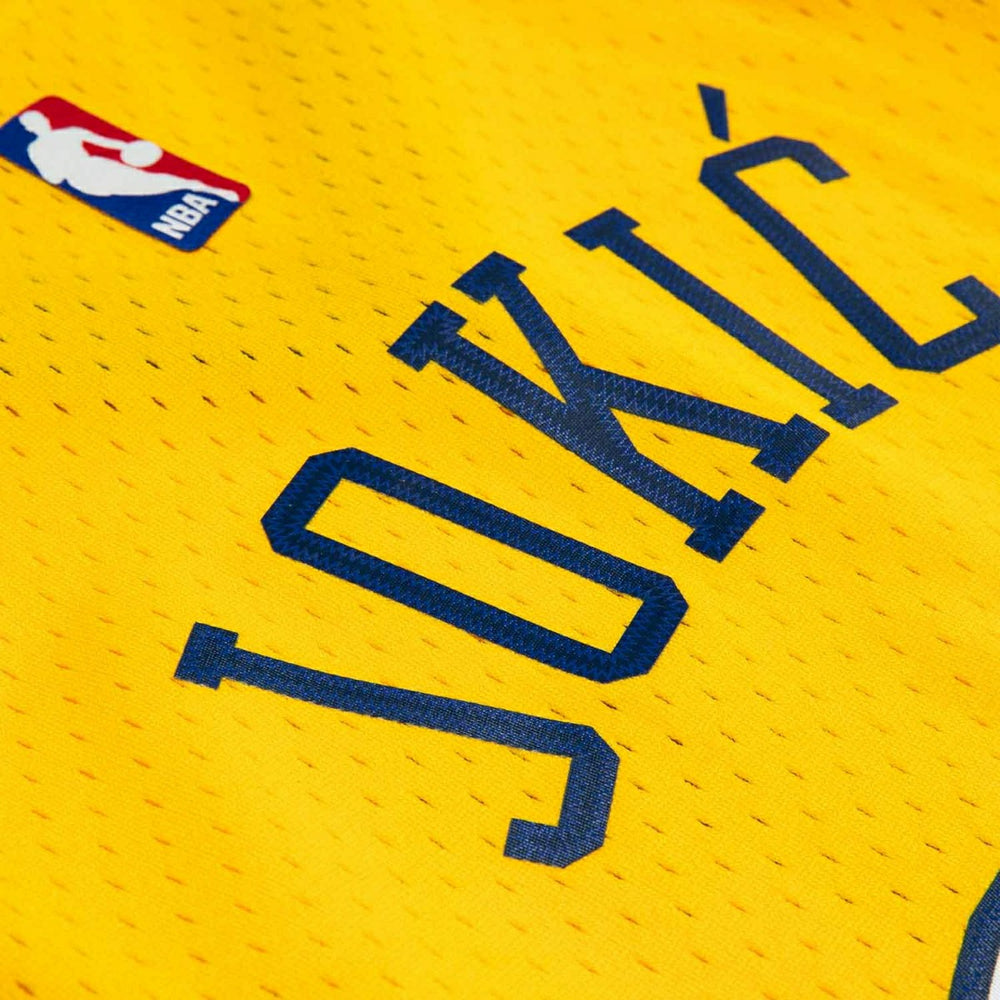 Nikola Jokić #15 Denver Nuggets 2017 Swingman NBA Jersey Yellow - Taass sale