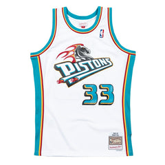 Grant Hill #33 Detroit Pistons 1998-99 Swingman NBA Jersey White - Taass on sale