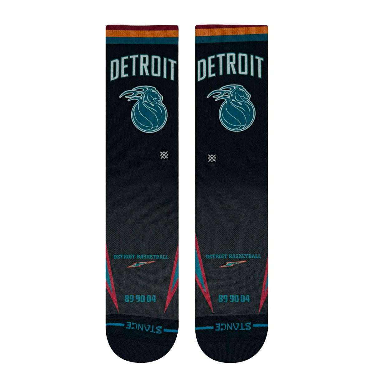 Detroit Pistons 2025-26 NBA City Edition Crew Socks - Taass US