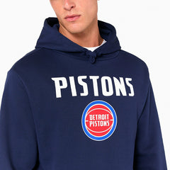 Detroit Pistons Team Logo Hoodie NBA Sweatshirt - Taass US