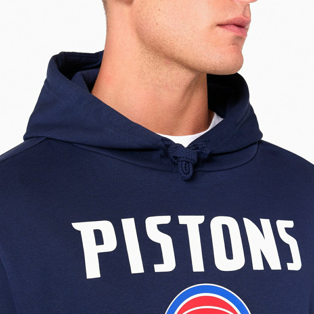 Detroit Pistons Team Logo Hoodie NBA Sweatshirt - Taass US