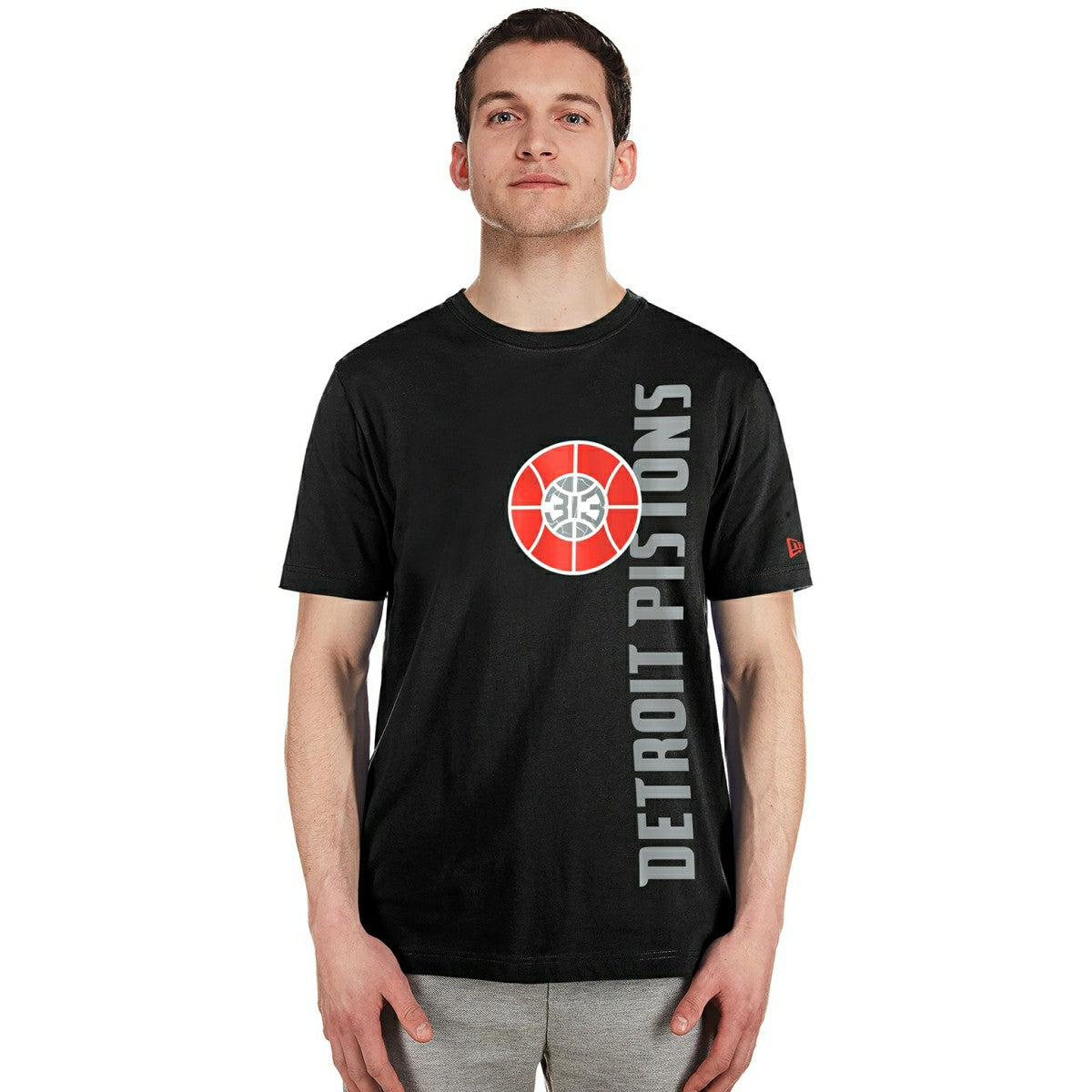Detroit Pistons 2024 NBA City Edition New Era T-Shirt Black - Taass Online