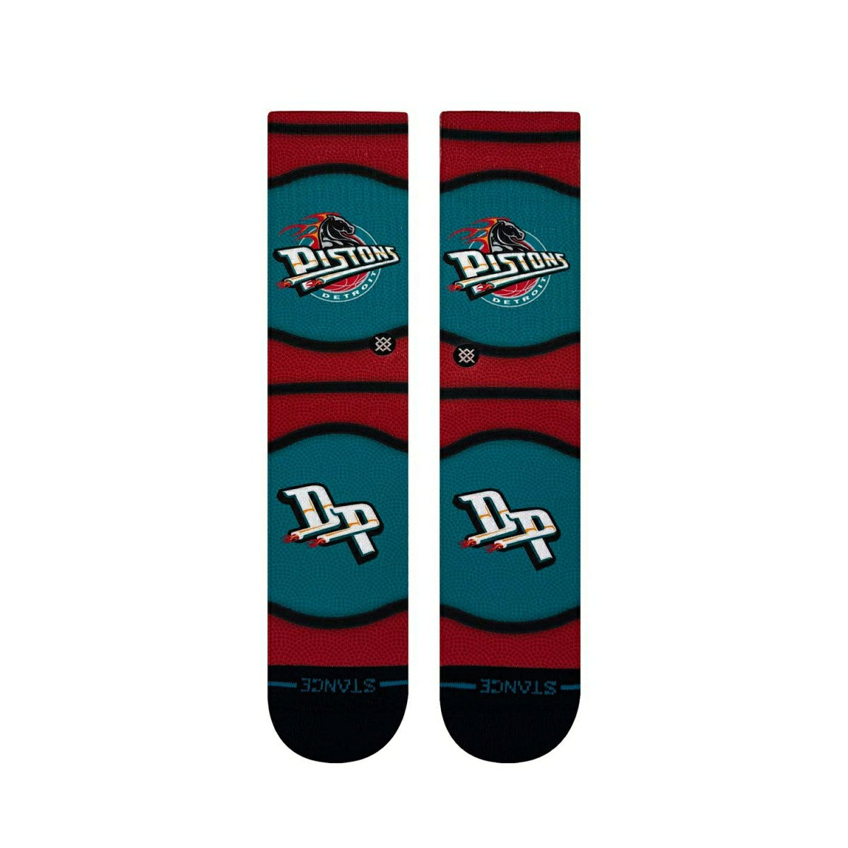 Detroit Pistons Classic Mini Ball Stance Crew Socks - Taass discount