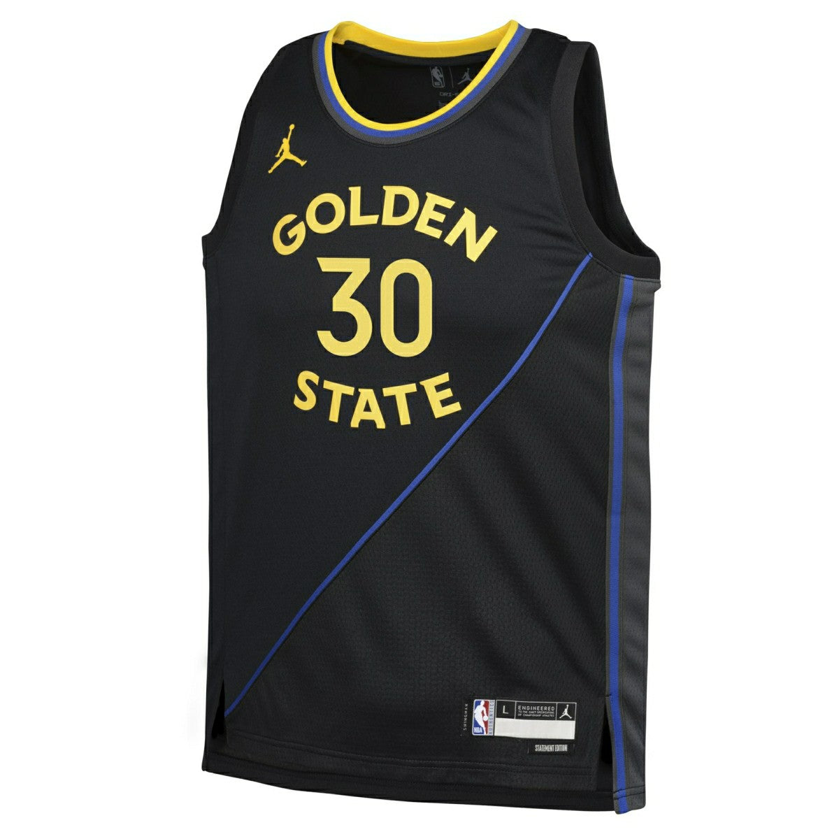 Stephen Curry #30 Golden State Warriors Statement Swingman NBA Jersey Black (YOUTH) - Taass sale