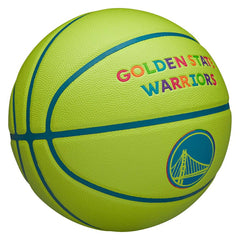 Golden State Warriors Neon Pop NBA Basketball (Size 7) - Taass for sale