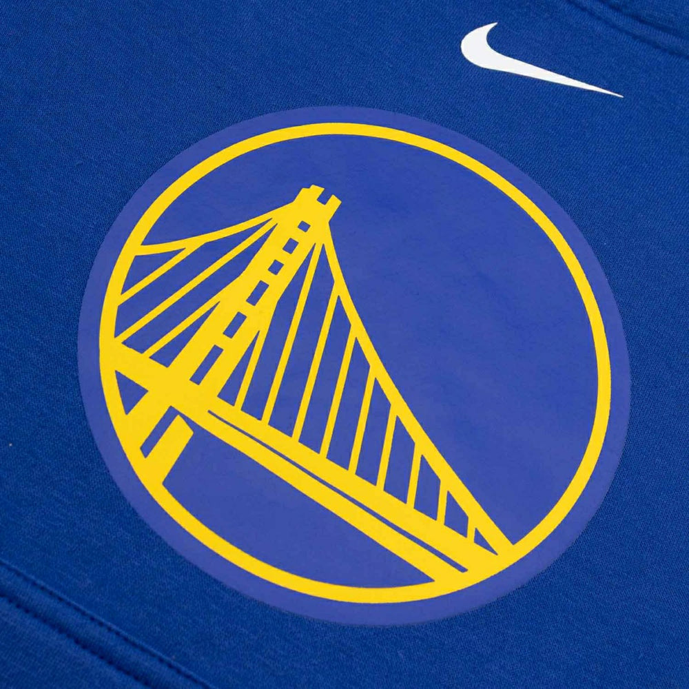 Golden State Warriors NBA Logo Nike Club Hoodie Blue (YOUTH) - Taass discount