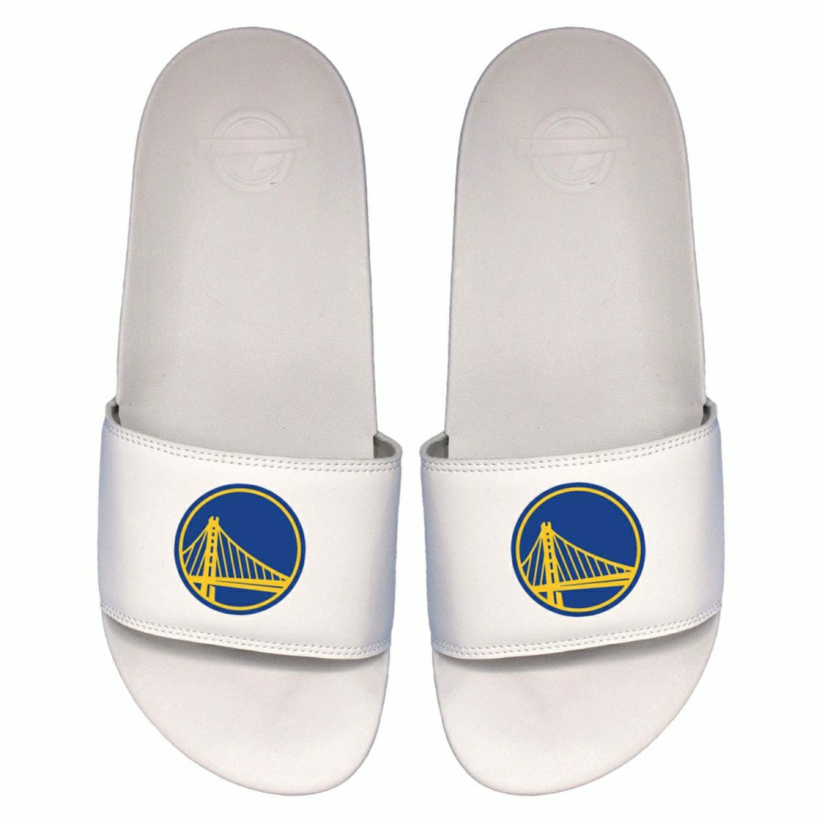 Golden State Warriors Primary Logo ISlide NBA Gel Slides White - Taass discount
