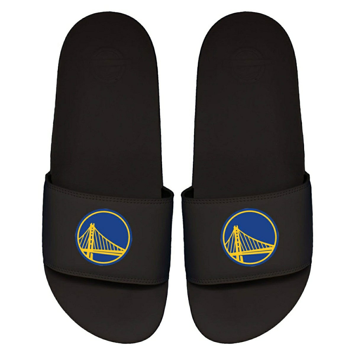 Golden State Warriors Primary Logo ISlide NBA Gel Slides Black - Taass US