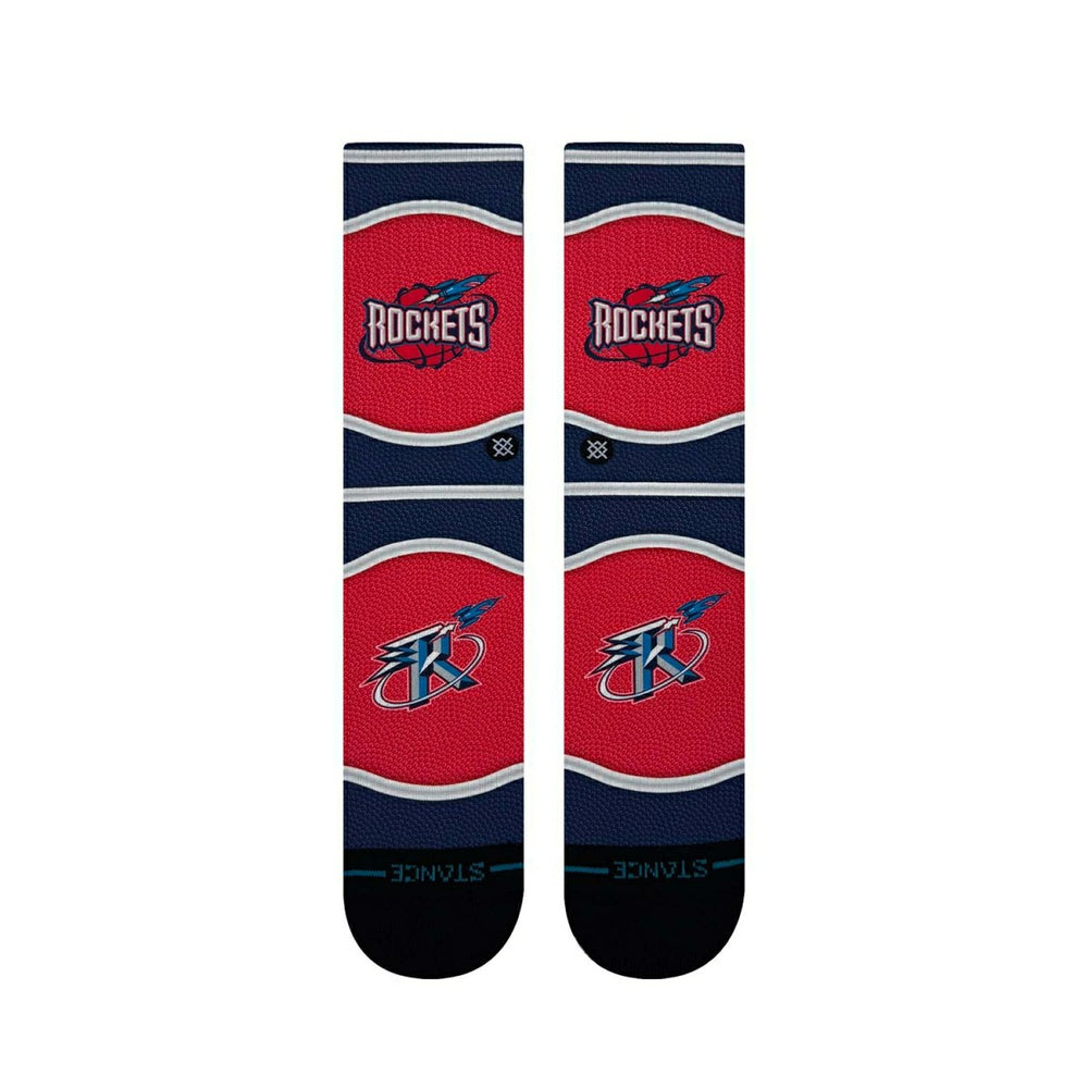 Houston Rockets Classic Mini Ball Stance Crew Socks - Taass outlet