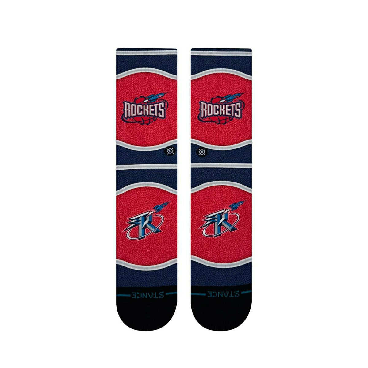 Houston Rockets Classic Mini Ball Stance Crew Socks - Taass outlet