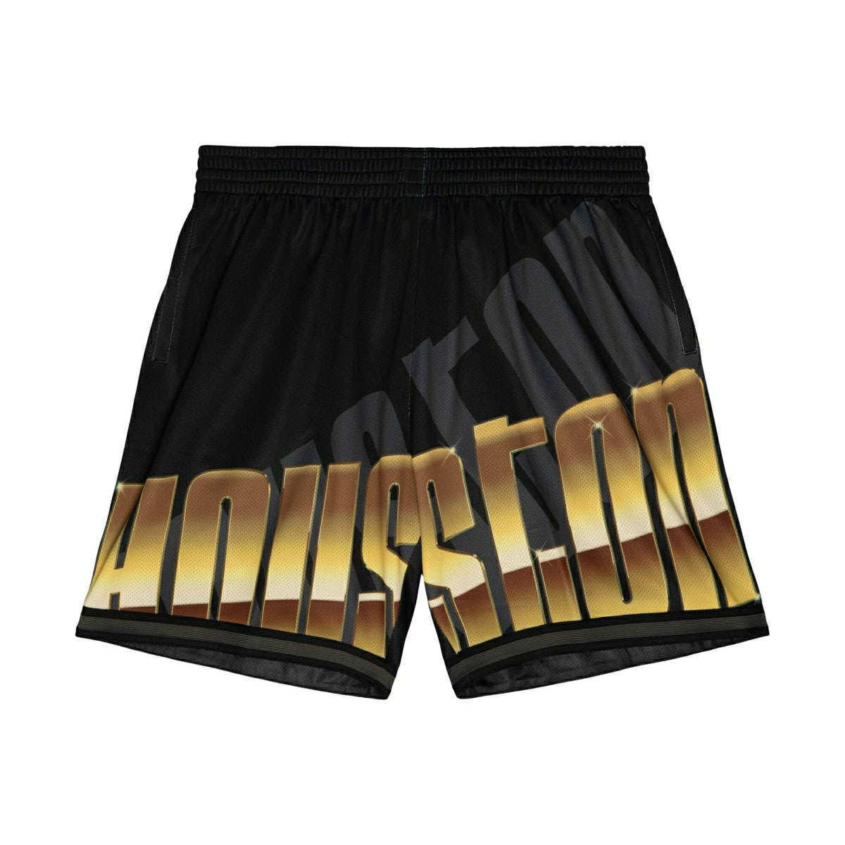 Houston Rockets Big Face 4.0 Mitchell & Ness NBA Shorts Black - Taass for sale