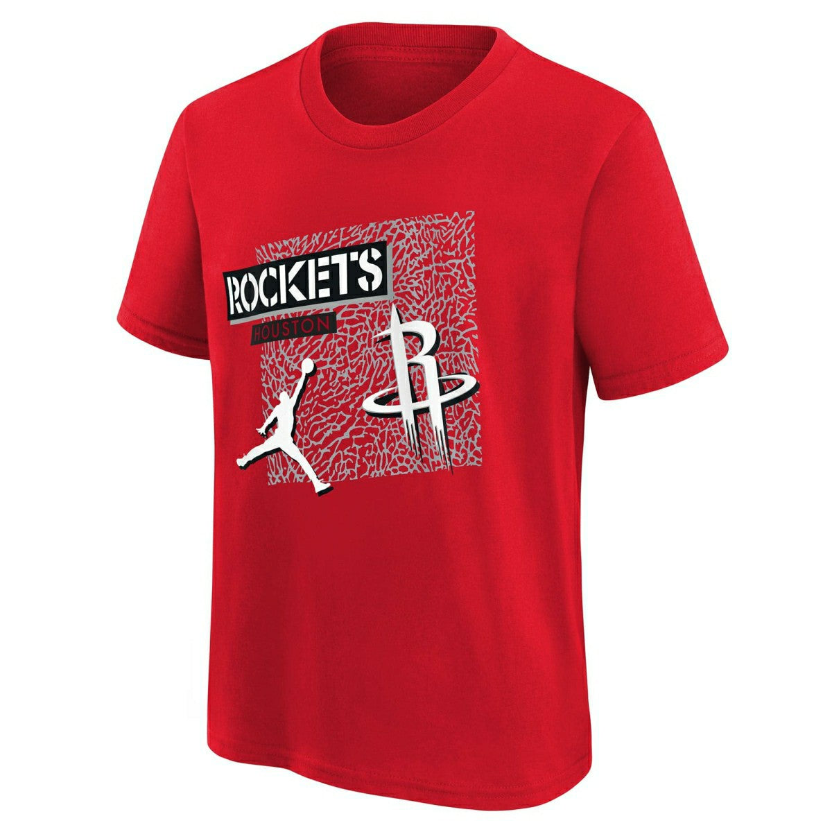 Houston Rockets Statement Jordan NBA T-Shirt Red (YOUTH) - Taass US