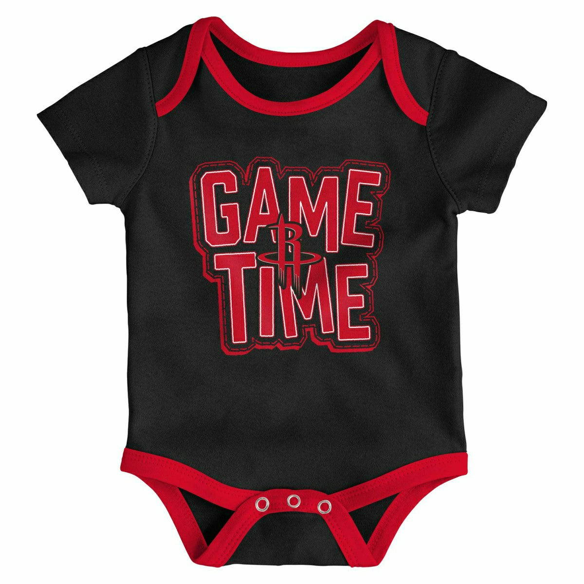 Houston Rockets Game Time NBA Baby Bodysuit Set (3-Piece) - Taass on sale