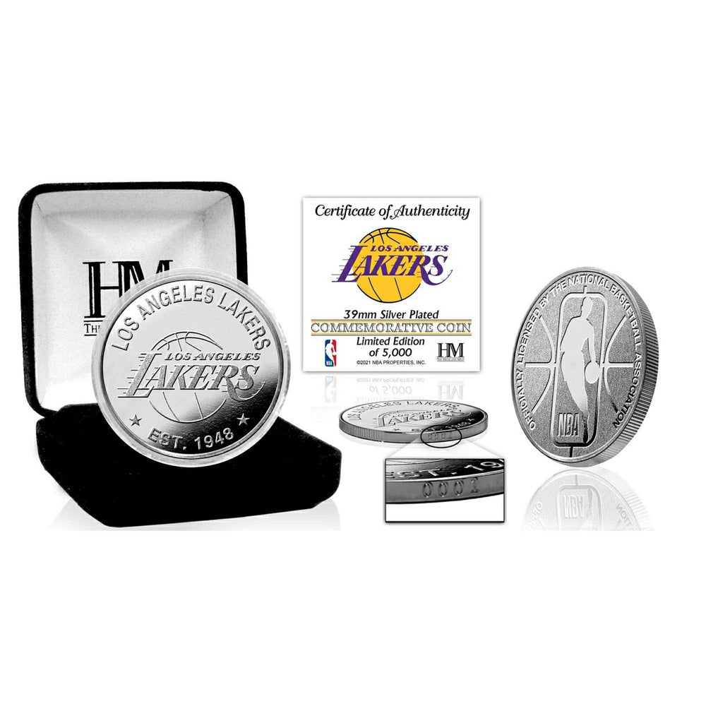 Los Angeles Lakers NBA Team Silver Mint Coin - Taass sale