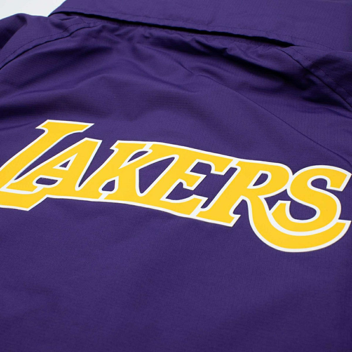 Los Angeles Lakers NBA Quarter Zip Windbreaker Jacket Purple - Taass discount