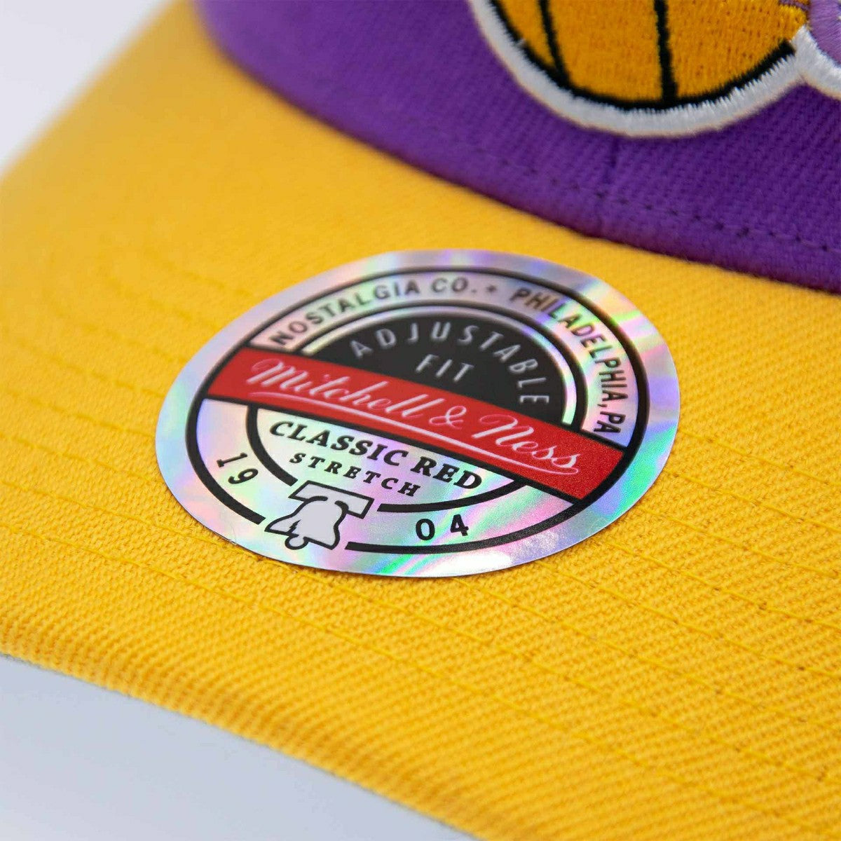 Los Angeles Lakers Team Arch Classic Red Stretch-Snap NBA Cap Purple - Taass sale