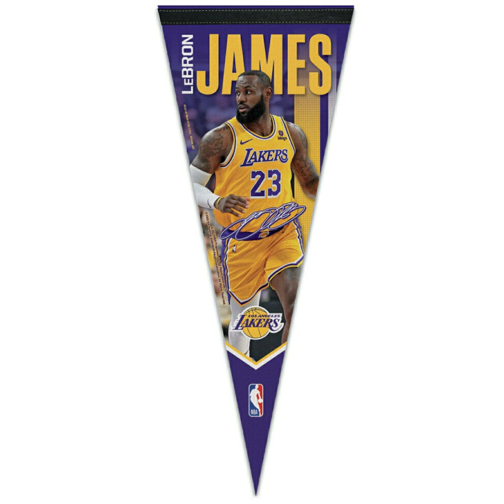 LeBron James Los Angeles Lakers WinCraft Premium NBA Pennant - Taass US