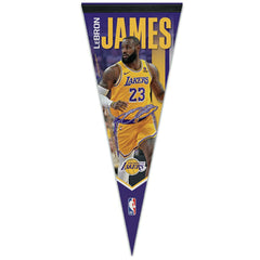 LeBron James Los Angeles Lakers WinCraft Premium NBA Pennant - Taass US