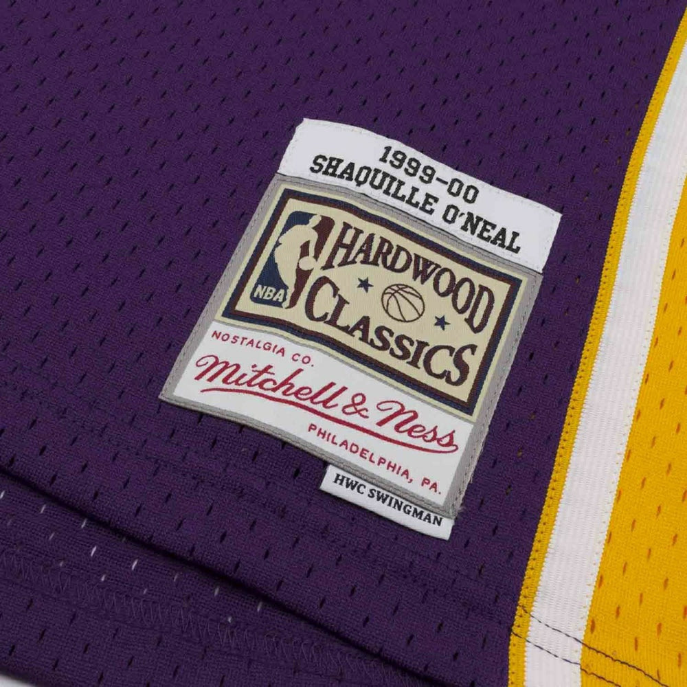 Shaq O'Neal #34 Los Angeles Lakers 1999-2000 Swingman NBA Jersey Purple - Taass for sale
