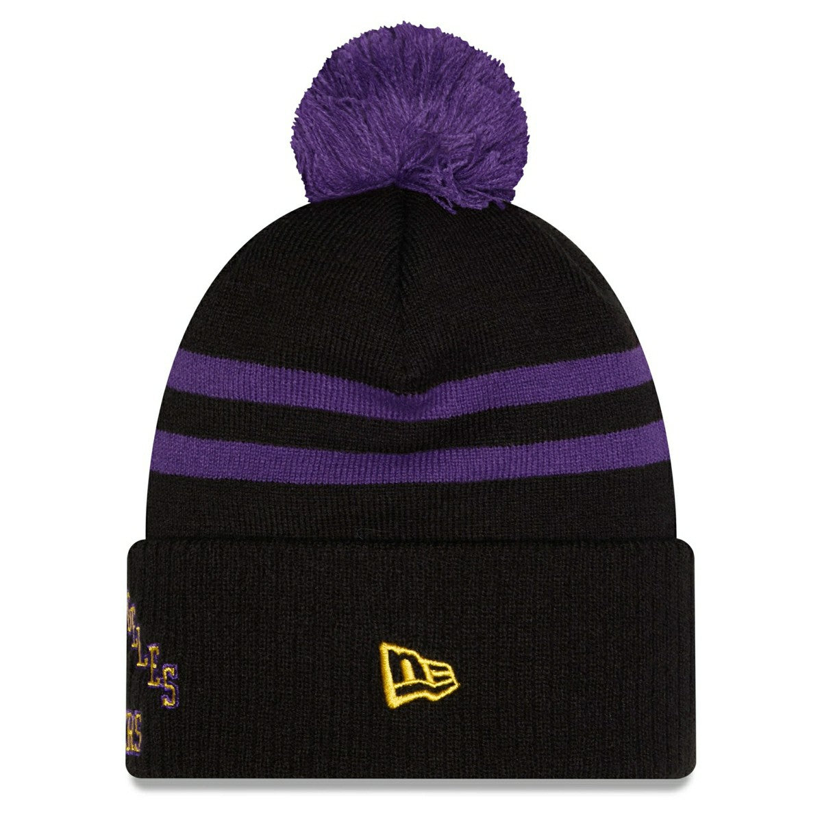 Los Angeles Lakers 2025-26 NBA City Edition Knit Hat - Taass outlet