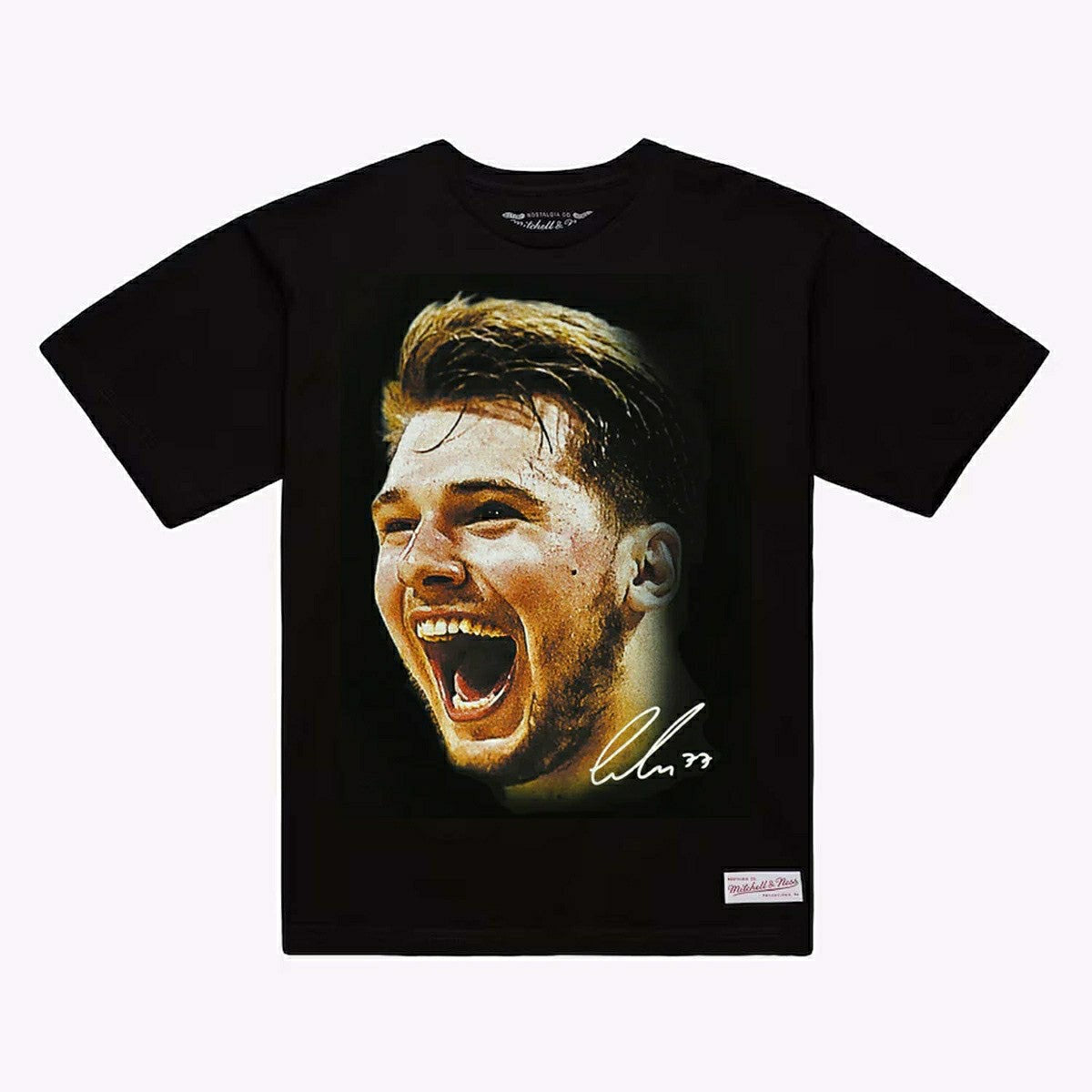 Luka Doncic Mitchell & Ness Real Big Face NBA Tee Black - Taass outlet