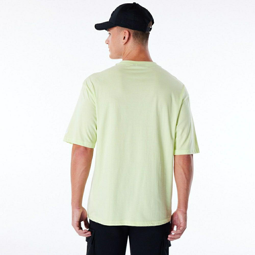 Los Angeles Lakers Retro New Era Oversized NBA T-Shirt Yellow - Taass sale