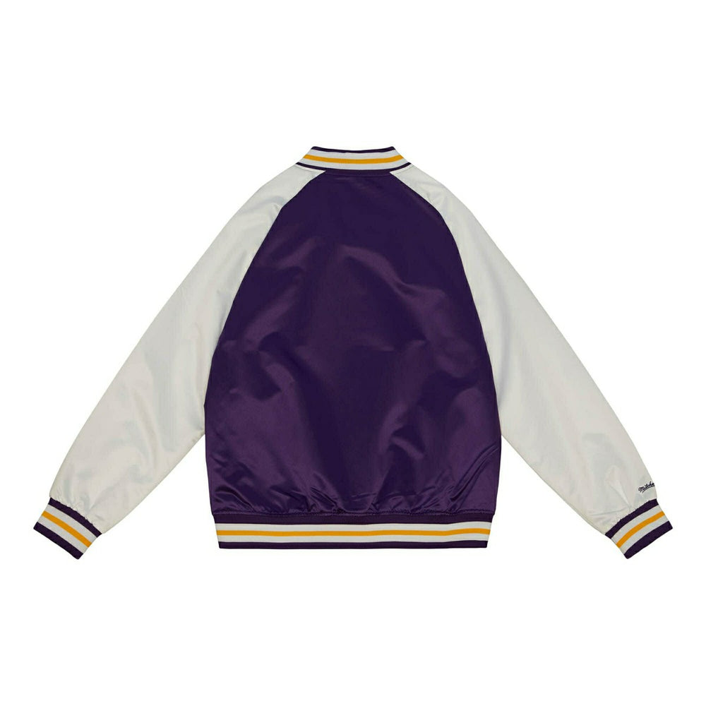 Los Angeles Lakers Primetime Mitchell & Ness Lightweight Satin NBA Jacket - Taass US