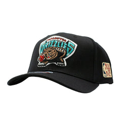 Vancouver Grizzlies Team Logo Classic Red Stretch-Snap NBA Cap Black - Taass discount