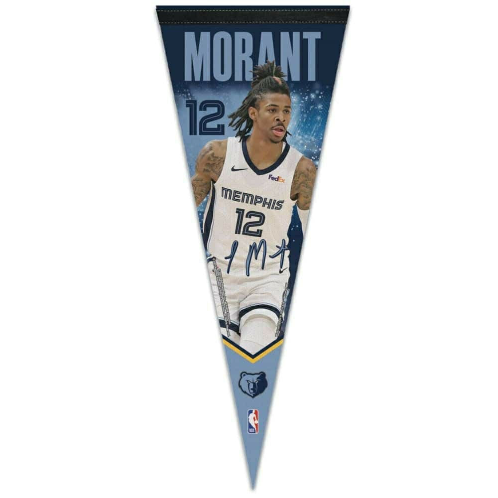 Ja Morant Memphis Grizzlies WinCraft Premium NBA Pennant - Taass Online
