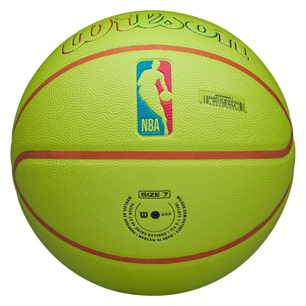 Miami Heat Neon Pop NBA Basketball (Size 7) - Taass on sale