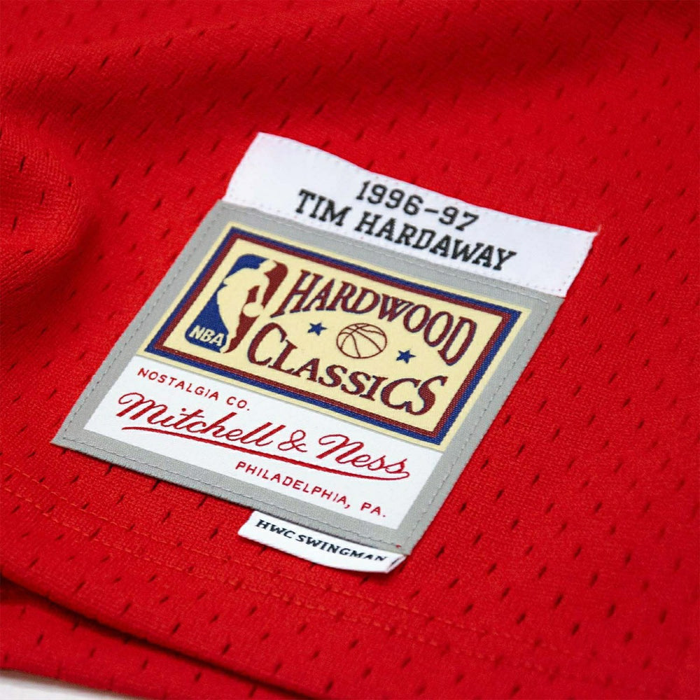 Tim Hardaway #10 Miami Heat 1996-97 Swingman NBA Jersey Red - Taass US
