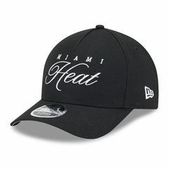Miami Heat 2025 NBA Draft 9FORTY M-Crown A-Frame Snapback Cap Black - Taass Online