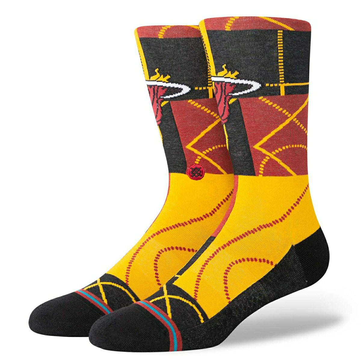 Miami Heat Zone Stance NBA Crew Socks - Taass sale