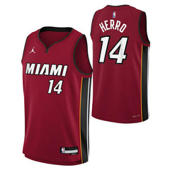 Tyler Herro #14 Miami Heat Jordan Swingman NBA Jersey Red (YOUTH) - Taass for sale