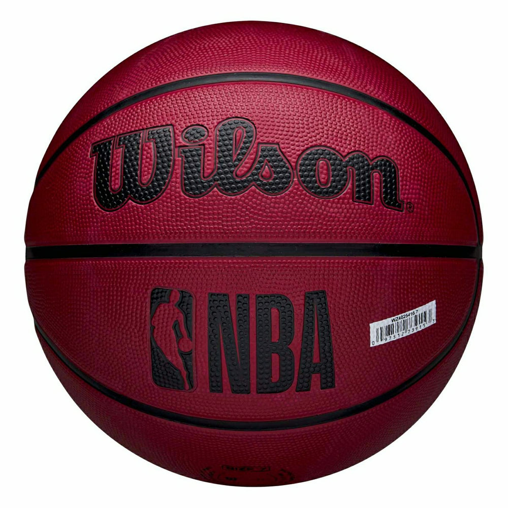 Miami Heat Solid Wilson NBA Basketball Red (Size 5) - Taass Online