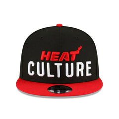 Miami Heat 2023 NBA City Edition New Era 9FIFTY Snapback Cap - Taass discount