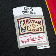 Chris Bosh #1 Miami Heat 2012-13 Mitchell & Ness Swingman NBA Jersey Black - Taass for sale