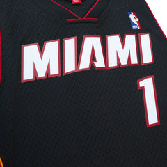 Chris Bosh #1 Miami Heat 2012-13 Mitchell & Ness Swingman NBA Jersey Black - Taass for sale